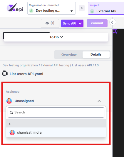 External API status